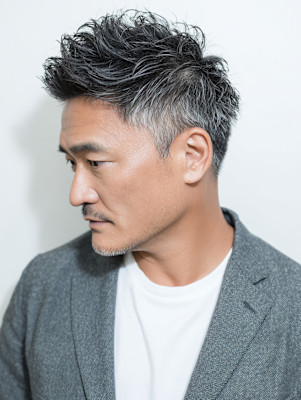 ビジネスマンに似合う刈り上げショート