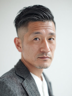 さわやか横分けスタイル