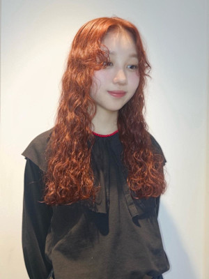 オレンジカラー　オレンジブラウンカラー　ワンカラー