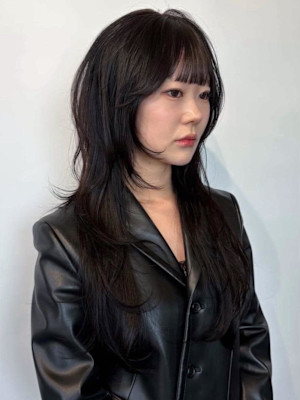 ナチュラルモードなハッシュカット