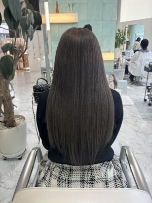 ブリーチ／ダブルカラー／オリーブベージュ