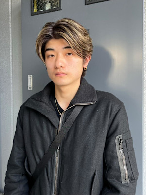 メンズ　ハイライト