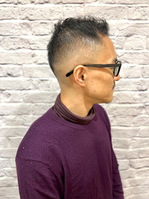 おしゃれソフモヒスキンフェード！