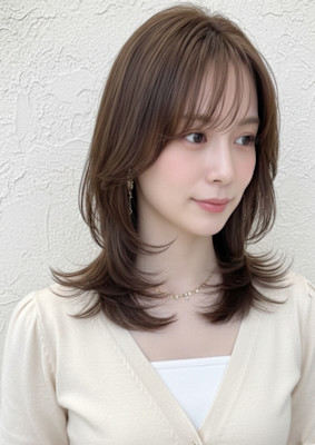 　カット/美髪カラー（白髪ぼかし可）/髪質改善トリートメント