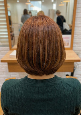 　カット/美髪カラー（白髪ぼかし可）/髪質改善トリートメント