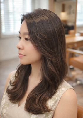 　カット/美髪カラー（白髪ぼかし可）/髪質改善トリートメント