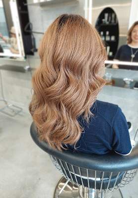 巻き髪/スタイリング/30代/大名