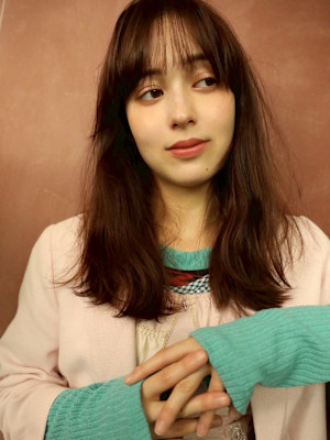 ナチュラルレイヤー×やわらかミディ