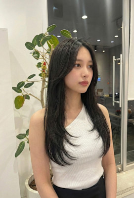 髪質改善 レイヤースタイル 大人可愛い