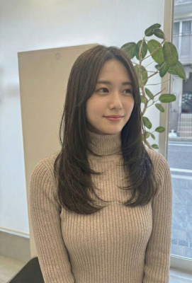 髪質改善 レイヤースタイル 大人可愛い