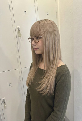 髪質改善 レイヤースタイル 大人可愛い