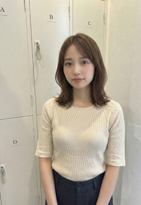 髪質改善 レイヤースタイル 大人可愛い