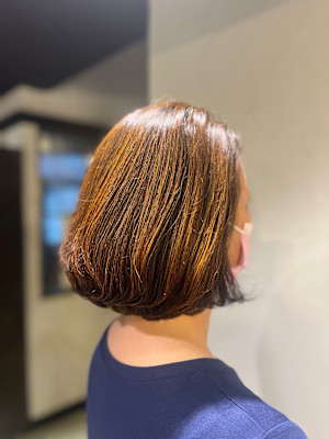 【まとまり×ツヤ感の大人ボブ】