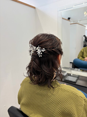 Hair Salon for D　 ×　ハーフアップ