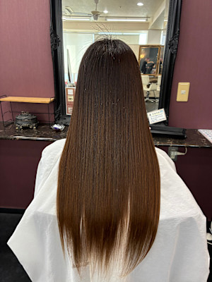 髪質改善ストレート