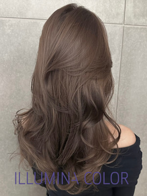 20代　髪質改善 イルミナカラー