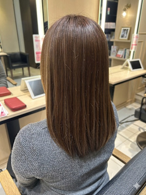 【伊勢原】ブリーチなしベージュカラー