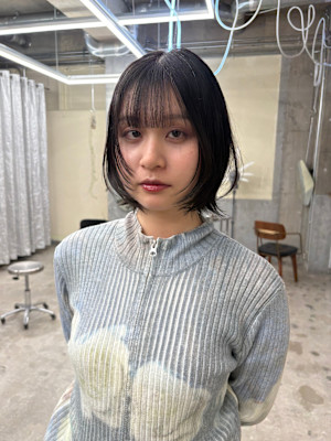 ステップボーンカット/ボブ/レイヤーボブ/表参道