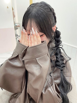 【ヘアメ】リボン付き！編み込みツインテ♪_ユウ