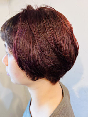 ツートーン×ニュアンスパーマ