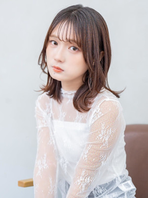 大人可愛い20代30代/髪質改善/ブリーチ/レイヤーカット