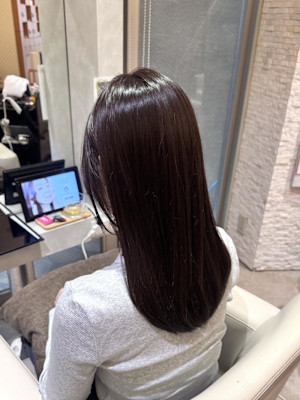 赤みレス艶カラー◎