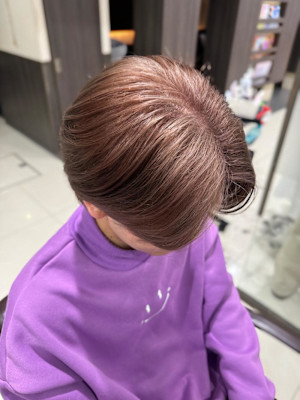 ピンクベージュ/ブリーチあり