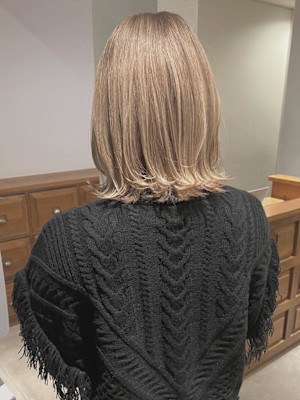 ブリーチでつくるブロンドカラー！