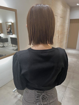 ぱつっとボブはお任せください！