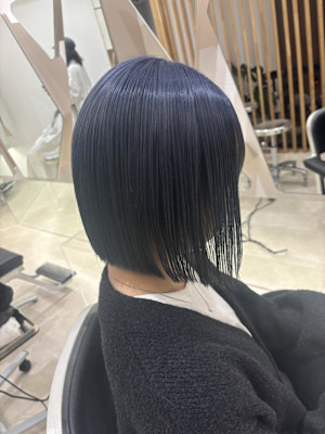 【miu担当】ブリーチでできるブルーカラー