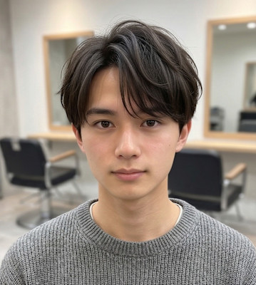 メンズショートヘア　
