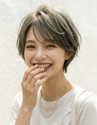 上品大人可愛いマッシュショート＃22　宝塚 