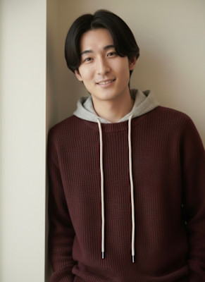 大人ナチュラルセンターパート