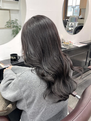 グレージュ/ブルージュ/暗髪/オリーブグレージュ