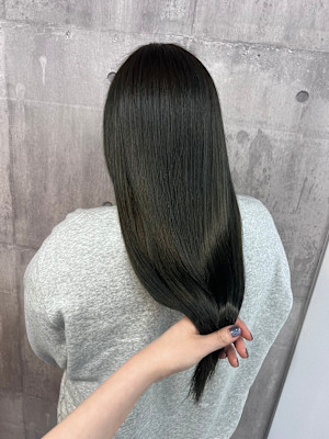 艶髪アッシュブラック