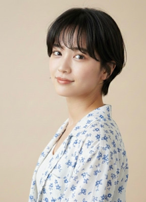 柔らか質感ナチュラルショートボブ