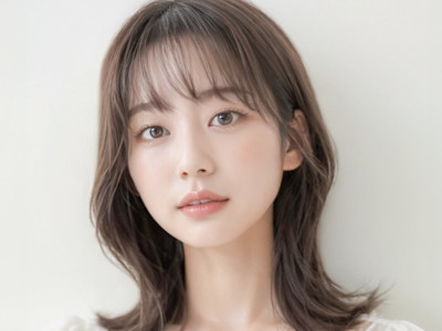 伸ばしかけも可愛くスッキリ！顔周りレイヤー