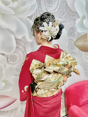 ヘアアレンジ　お呼ばれヘア