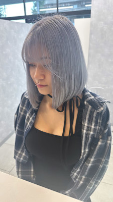 ブルーシルバーカラー