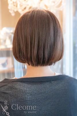 ♪オリーブグレークラゲヘアーココアベージュ小顔レイヤー黒髪