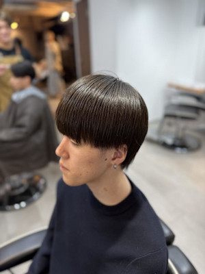 ナチュラル刈り上げなしマッシュ/大宮/サラスト