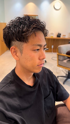 立体感が出るメンズツイスパ