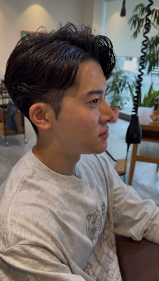 やりすぎないメンズニュアンスパーマ