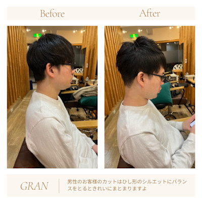 お客様髪質改善データ2024（直毛）メンズカット