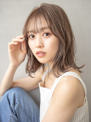 大人可愛い20代30代/髪質改善/ブリーチ/レイヤーカット