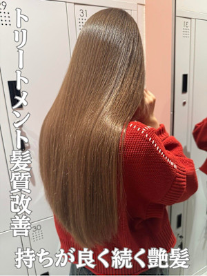 髪の芯から髪質改善★TOKIOトリートメント高濃度内部補修♪