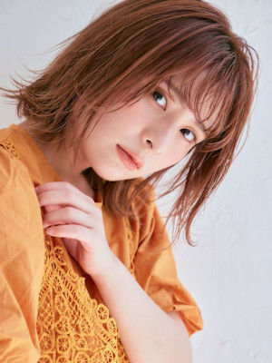 アプリコット レイヤーボブ