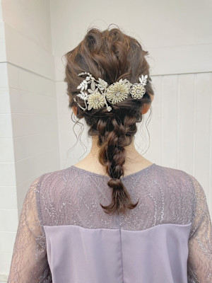 .20代・30代・40代似合う小顔ヘアアレンジ♪二次会ブライ