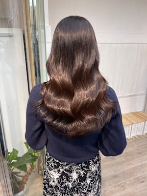 髪質改善艶髪＊韓国風王道ブラウン