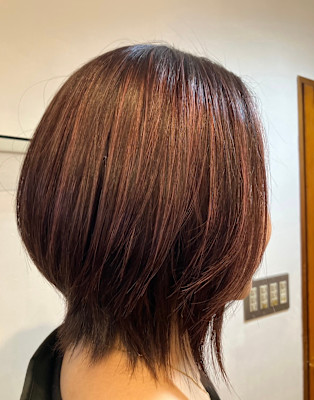 S-M'グラデ(前下がりボブグラ)